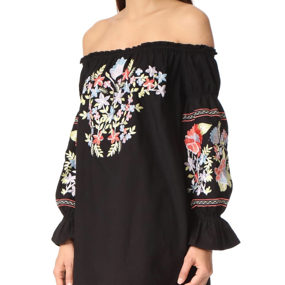 Free People fleur du jour mini dress